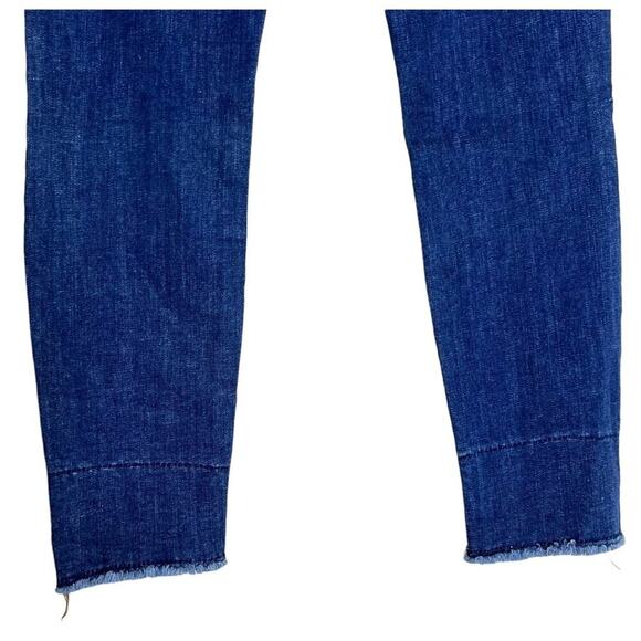 7 For All Mankind Ankle Gwenevere Jeans Women 23 x 32 Denim 5 Pocket High Waist - Picture 12 of 15